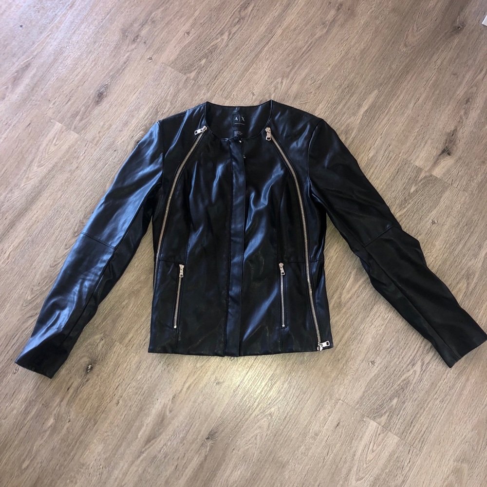 Women’s Small Armani Exchange Leather Jacket